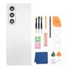 Back Glass Cover for Galaxy Z Fold 5 5G F946 White Back Glass Housing with Camera Lens Pre Install T