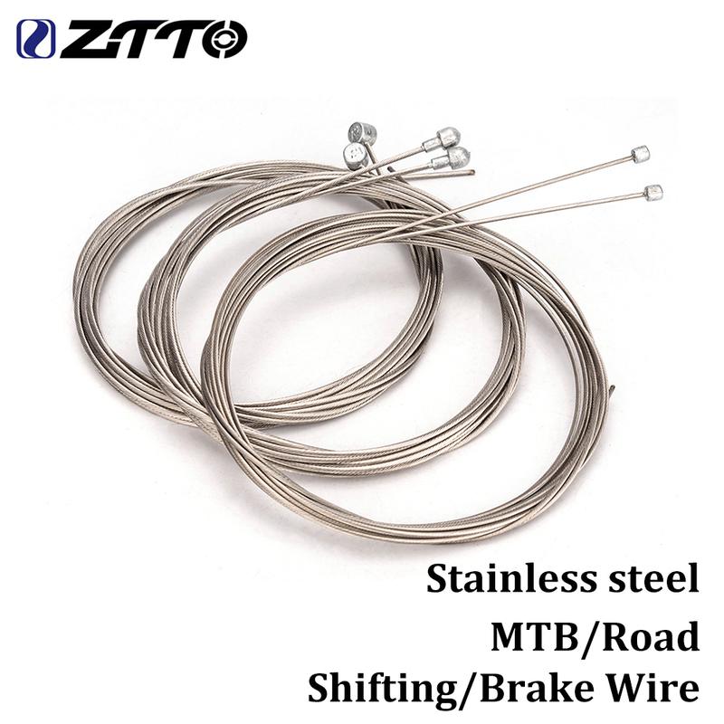 ZTTO MTB Road Bicycle Brake Wire Stainless Steel Durable Bike Speed Line Fixed Gear Shifting Brake Cable Core Inner Wire