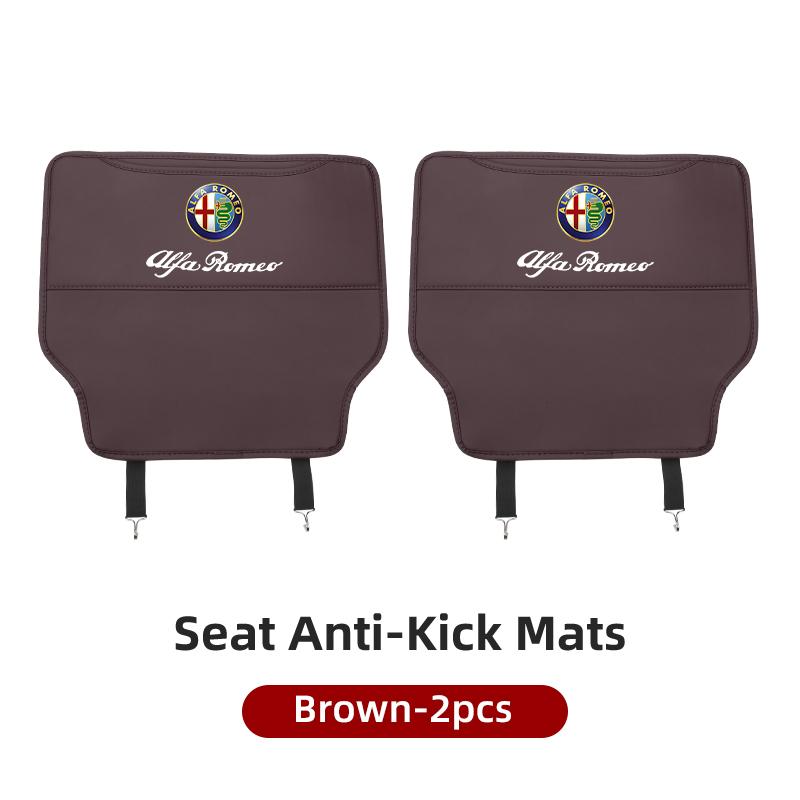 Car Stickers For Alfa Romeo Car Seat Back Anti Kick Pad Child Anti-Scratch Protective Mat For Alfa Romeo 159 Giulietta 156 147 G
