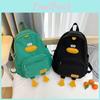 Kids Backpack Duck Nylon Polyester Cute Design For Kindergarten Use Daily