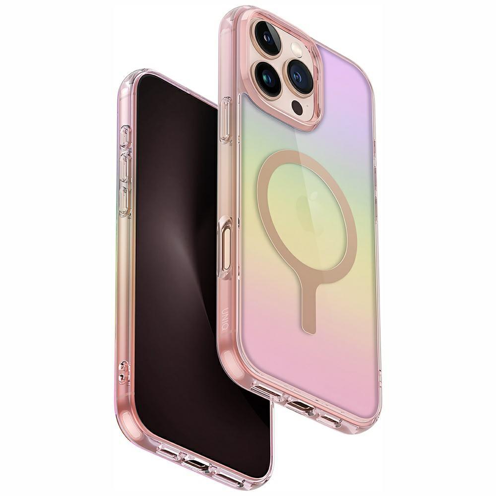 Etui do iPhone 16 Pro Max UNIQ Magclick Charging Różowe
