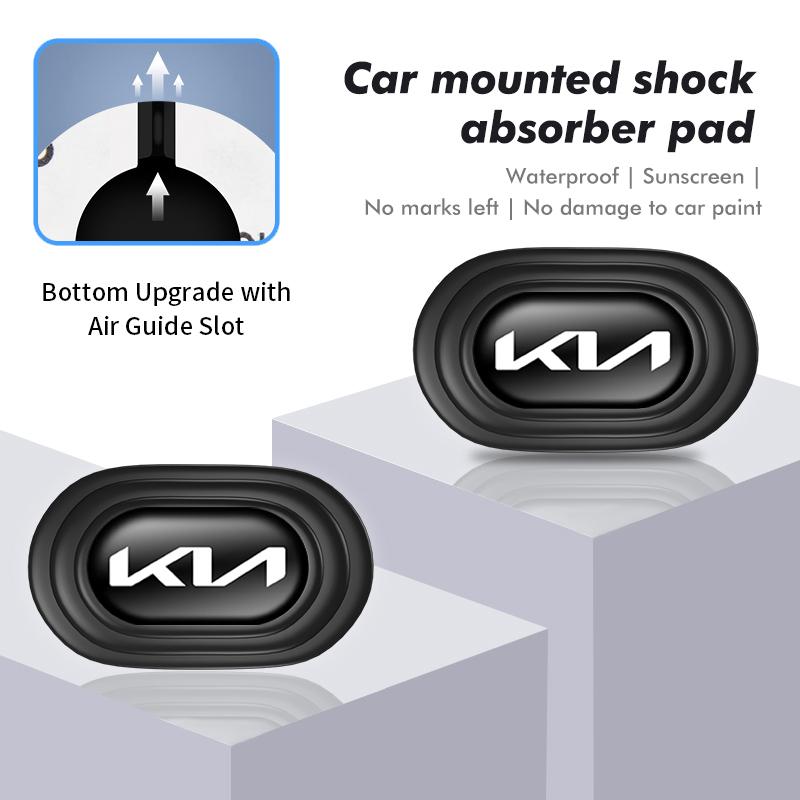 MNHD4 For KIA Silicone Car Door Anti-Collision Gasket Shock Absorber Sticker K5 K2 Optima Soul Spectra Niro Cadenza Sephia Carens
