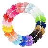 20 Colors Toddler Girls Hair Bows Clips Grosgrain Ribbon Pinwheel Hair Bows Hair Accessories for Baby Girls Kids Children Teens