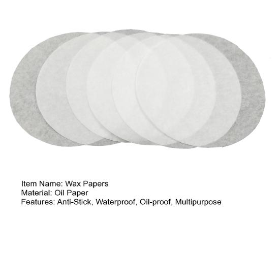 100 шт. бумага для пирожков с гамбургерами, антипригарные круглые восковые пергаментные листы для пресса для гамбургеров, замораживание говяжьего фарша, фантики для конфет, духовка, микроволновая печь, морозильник, сейф