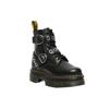 Dr. Martens Leather Metal Buckle Short Martin Boots Women boots Black 27356001
