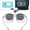 2 In 1 Magnetic Sunglasses Soft Transparent Color Frame Clear Lens Sun Glasses Classic Vintage Sunshades