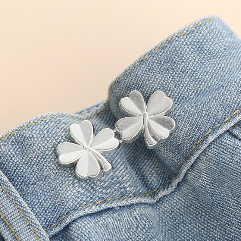 Затягивающий талию зажим для брюк, зажим для регулировки талии, застежка для уменьшения талии, пуговицы-броши для украшения одежды NK001