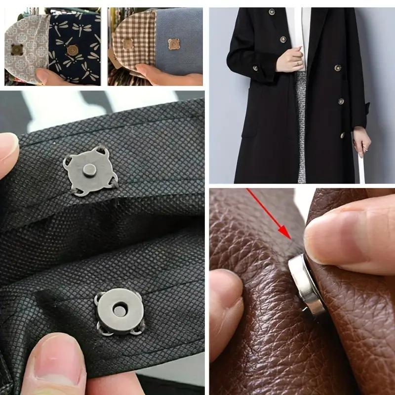 5 комплектов квадратных магнитных кнопок, застежек, кнопок, сумочек, кошельков, сумок для рукоделия, деталей, аксессуаров, 18 мм, цвет на выбор