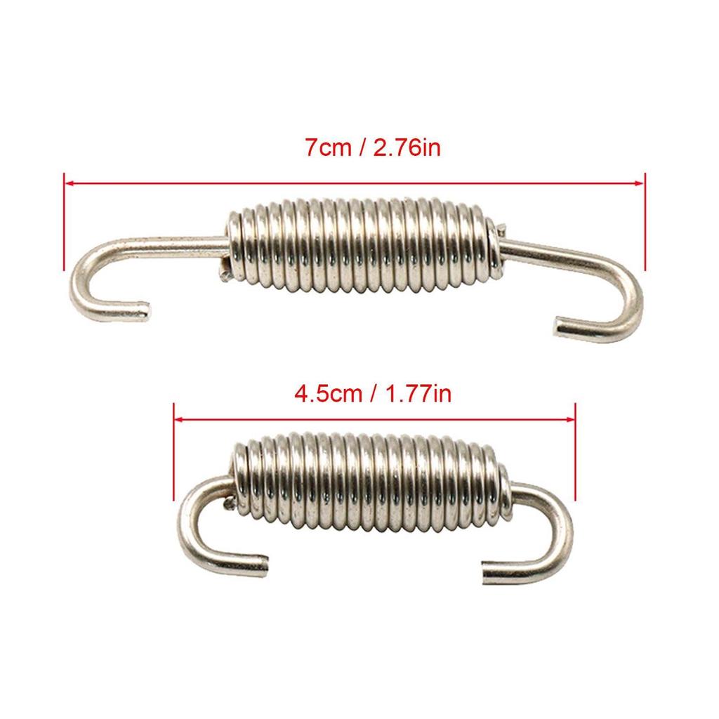 Motorcycle Exhaust Spring, Stainless Muffler Spring for Exhaust Pipe, Motorcycle Modification Parts Exhaust Pipe