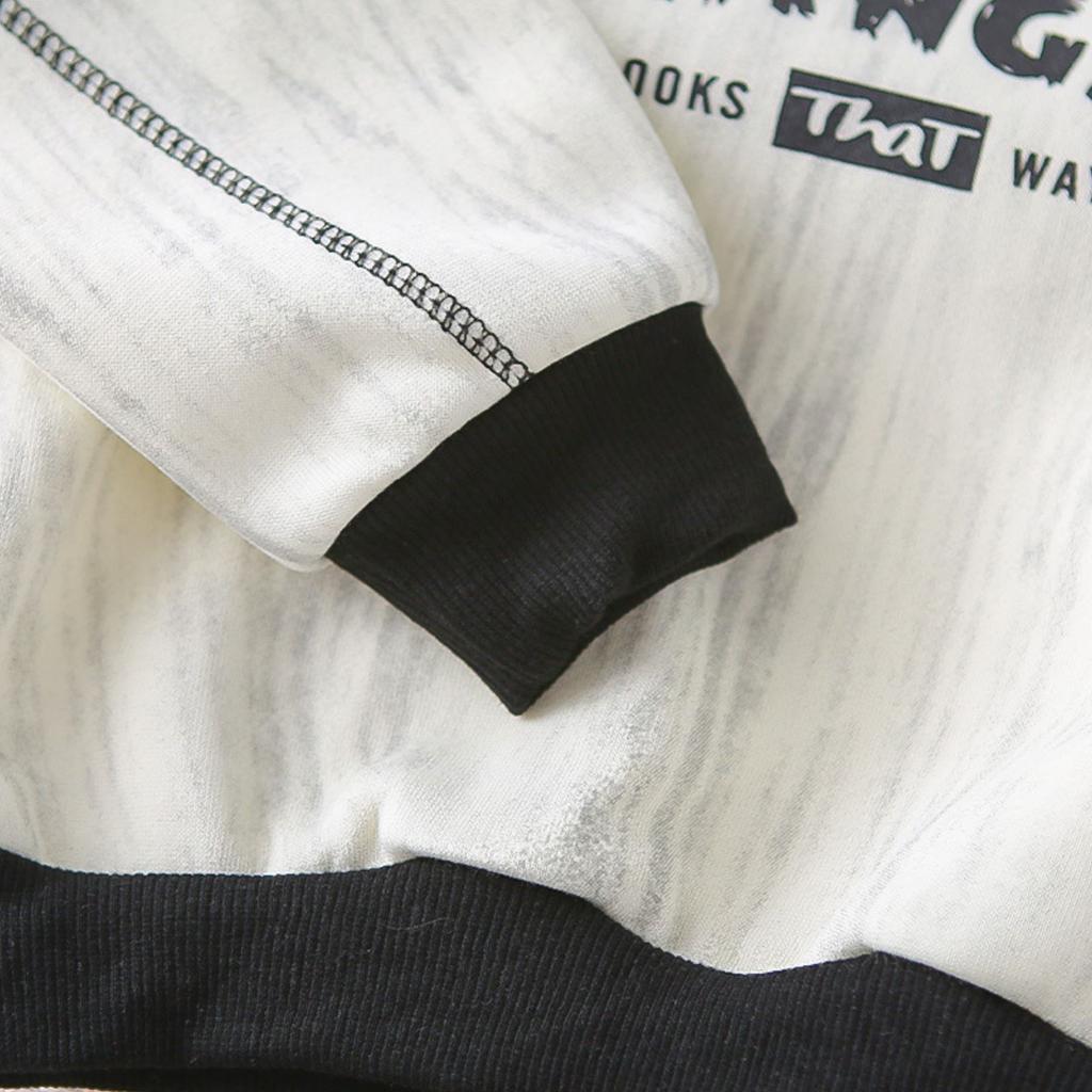 Детский повседневный комплект с длинным рукавом, удобные наряды для повседневной носки