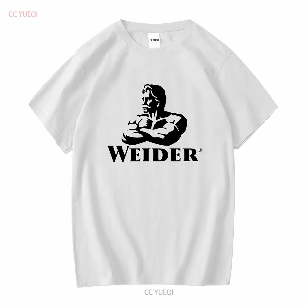 JOE WEIDER Фитнес Бодибилдинг Мягкая футболка винтажная Стиранная с принтом Унисекс мода Удобная Эластичная мужская