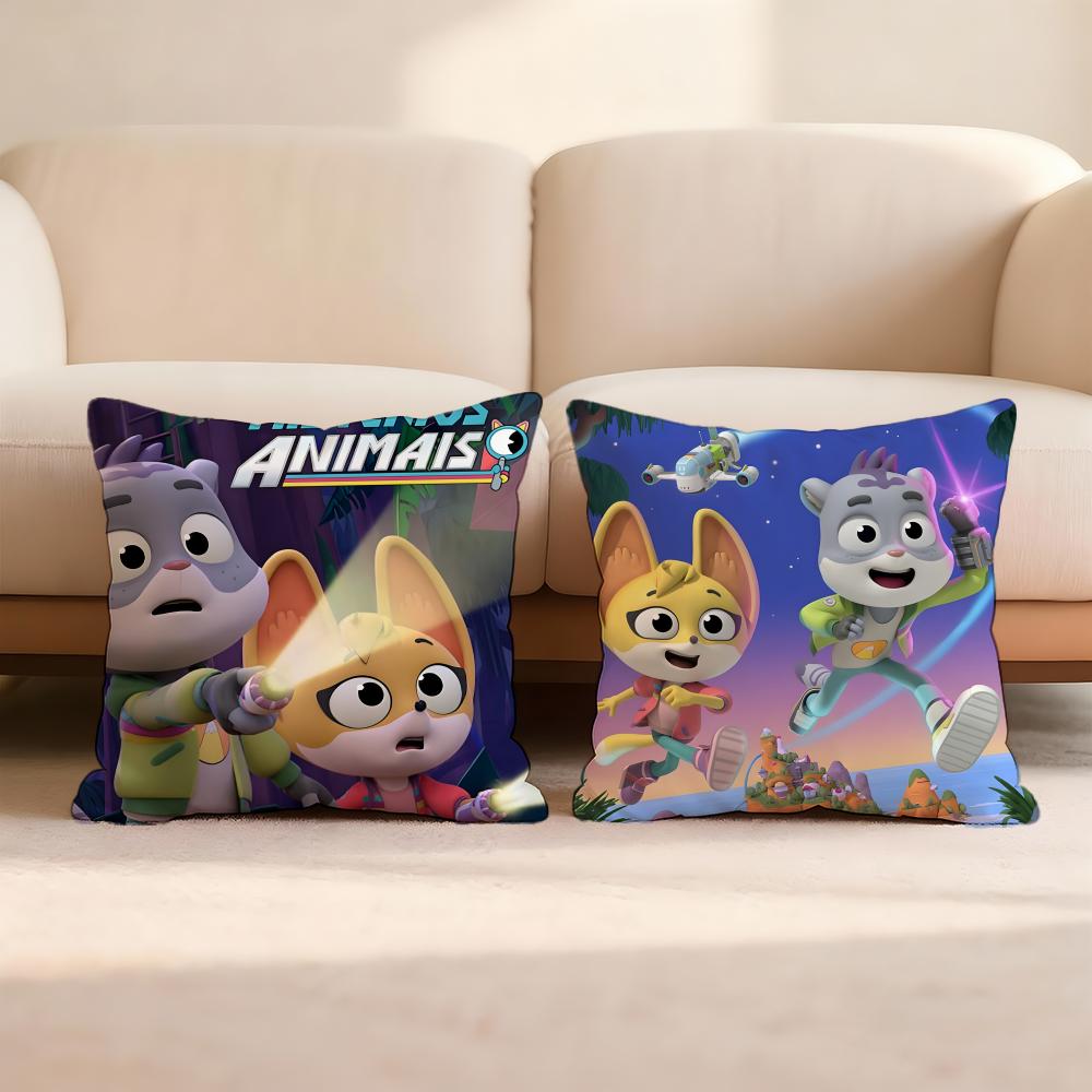 Аниме Чехол на подушку 'С-Существа' для дома и автомобиля, многоцелевой чехол на подушку - Двусторонний, Мягкий и прочный для повседневного использования