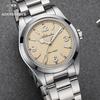 ADDIESDIVE 36mm NEW Mens Watches Bubble Mirror Pot Cover Glass Super Luminous Quartz Watch Stainless Steel VH31 Waterproof Watch