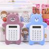 Multi-color Plastic Cartoon Cute Bear Small Calculator Fashion Mini Portable Small Calculator Portable Primary School Toys