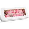 WTEMPO 15 шт., белые шоколадные коробки для печенья с клубникой, прозрачные коробки для тортов с прозрачным окном, коробки для выпечки, десертов на свадьбу, фестиваль, вечеринку