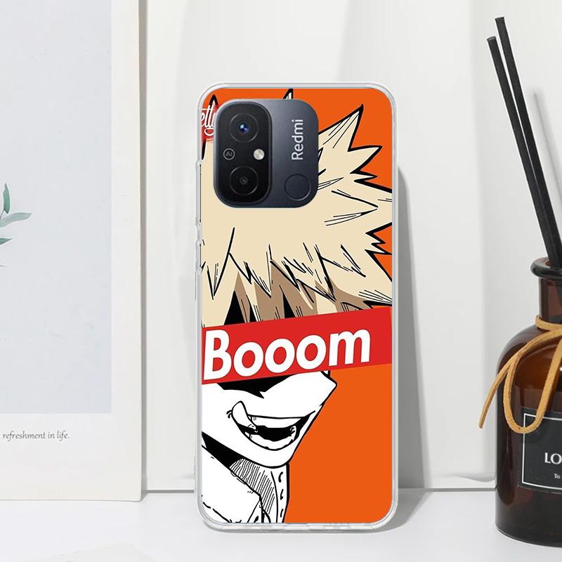 My Hero Bakugou Katsuki Phone Case For Xiaomi Redmi 14C 13 13C 12 12C 10 10A 10C 9 9A 9C 9T 8 8A 7 7A 6A 6 Pro K80 K70 K60 K40 K
