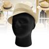 Черный парик из пены, высокий мужской манекен, шиньоны, держатель для дисплея, шляпы, солнцезащитные очки, подставка для наушников, головные уборы, косметика, модель, опора для головы
