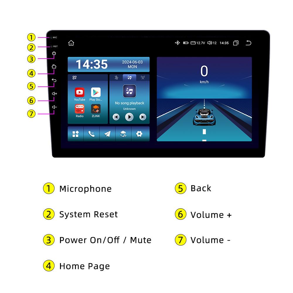 Car Radio Carplay For LIFAN 530 2007-2012 Navigation GPS Android Auto Multimedia Player Stereo Unit WiFi BT No 2din 4G