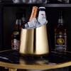 European Luxury Champagne Bucket Bar Club Ktv Ice Buckets Household Beer Ice Bucket Small Stainless Steel Ice Buckets Cooler