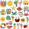 Summer Ice Cream Embroidery Cloth Sticker Tide Play Diving Beach Embroidery Patch Surfboard Bag Embellishment Embroidery Label