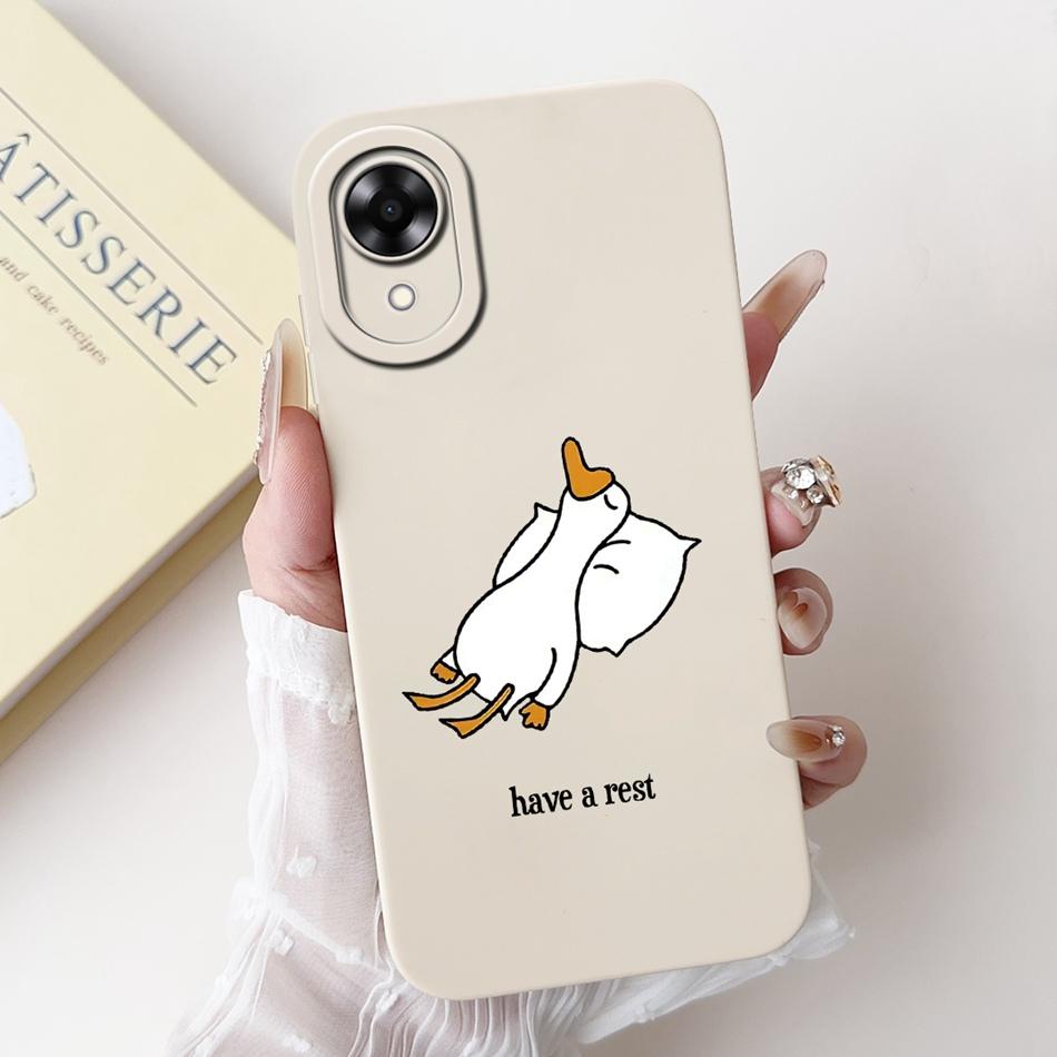 Для OPPO A17k A17 2024 Новый Милый Мультяшный Узор Мягкий Силиконовый Чехол Для Oppo A17 A 17 17k CPH2471 CPH2477 Защитные Чехлы Для Телефона