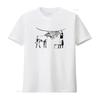 Ladies Banksy Inspired Zebra Washing Street Art Graffiti Lady Fit White T Shirt vintage Washed Breathable Casual Unisex fashion