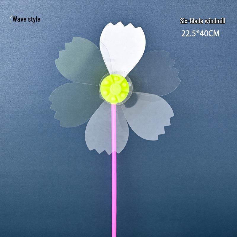 Большая прозрачная вращающаяся ветряная мельница из ПВХ - своими руками для детей, украшение на открытом воздухе