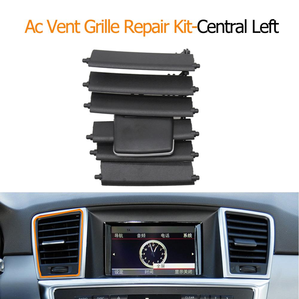 Front Air Conditioning AC Vent Grille Outlet Blades Repair Kit For Mercedes Benz W166 M ML GL ML300 ML350 ML400 ML450 GL350