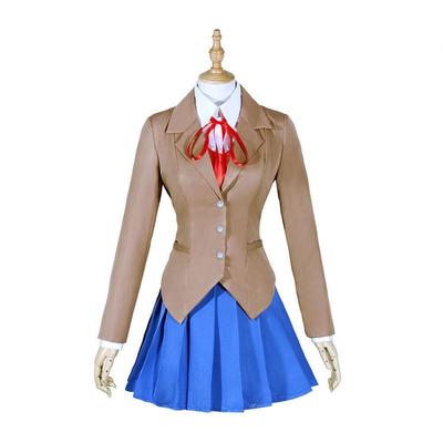 Dokidokiliteratureclub Клуб Сердечного Ритма Косплей Костюм Монники Костюм для Косплея