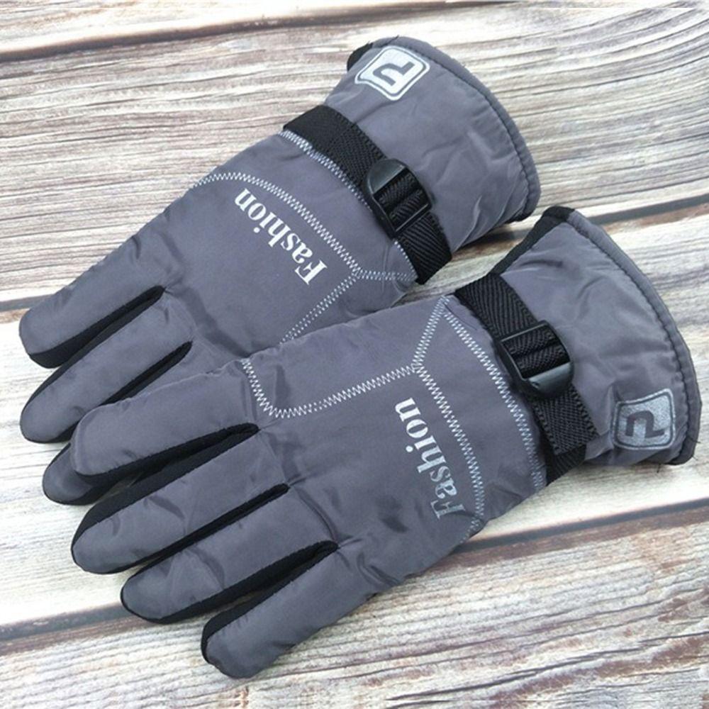 Waterproof Snow Gloves Warm Thermal Winter Gloves Useful Ski Gloves Cycling