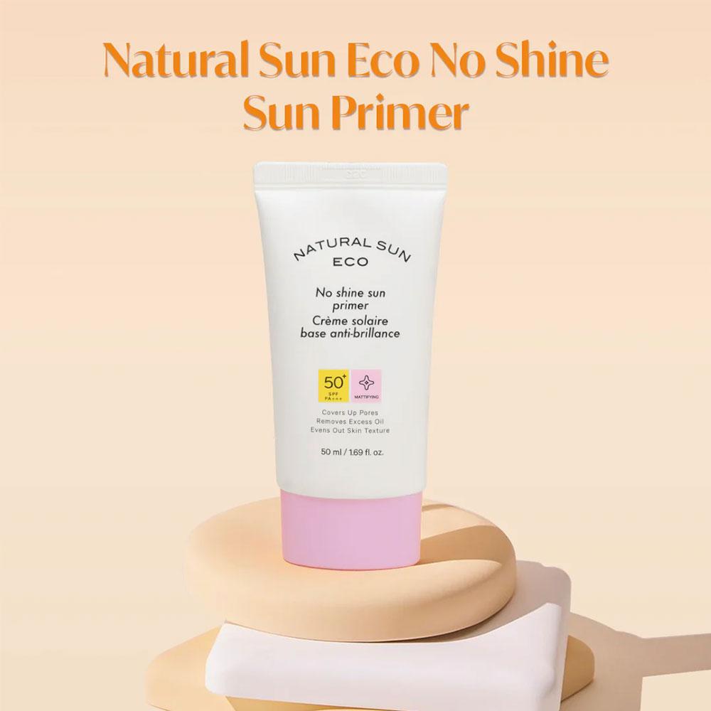 The Face Shop Праймер для загара Natural Sun Eco No Shine 50 мл (SPF50 +)