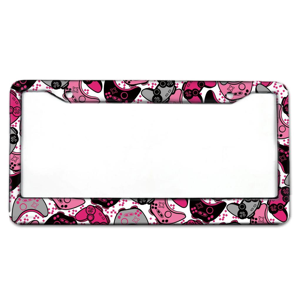 Шаблон игровой серии. Рамка номерного знака американского стандарта, изготовленная из алюминиевого сплава.