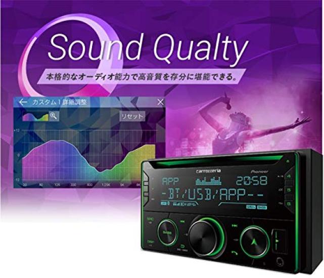 Pioneer Pioneer Audio 2D CD Bluetooth USB iPod iPhone AUX Carrozzeria FH-4600