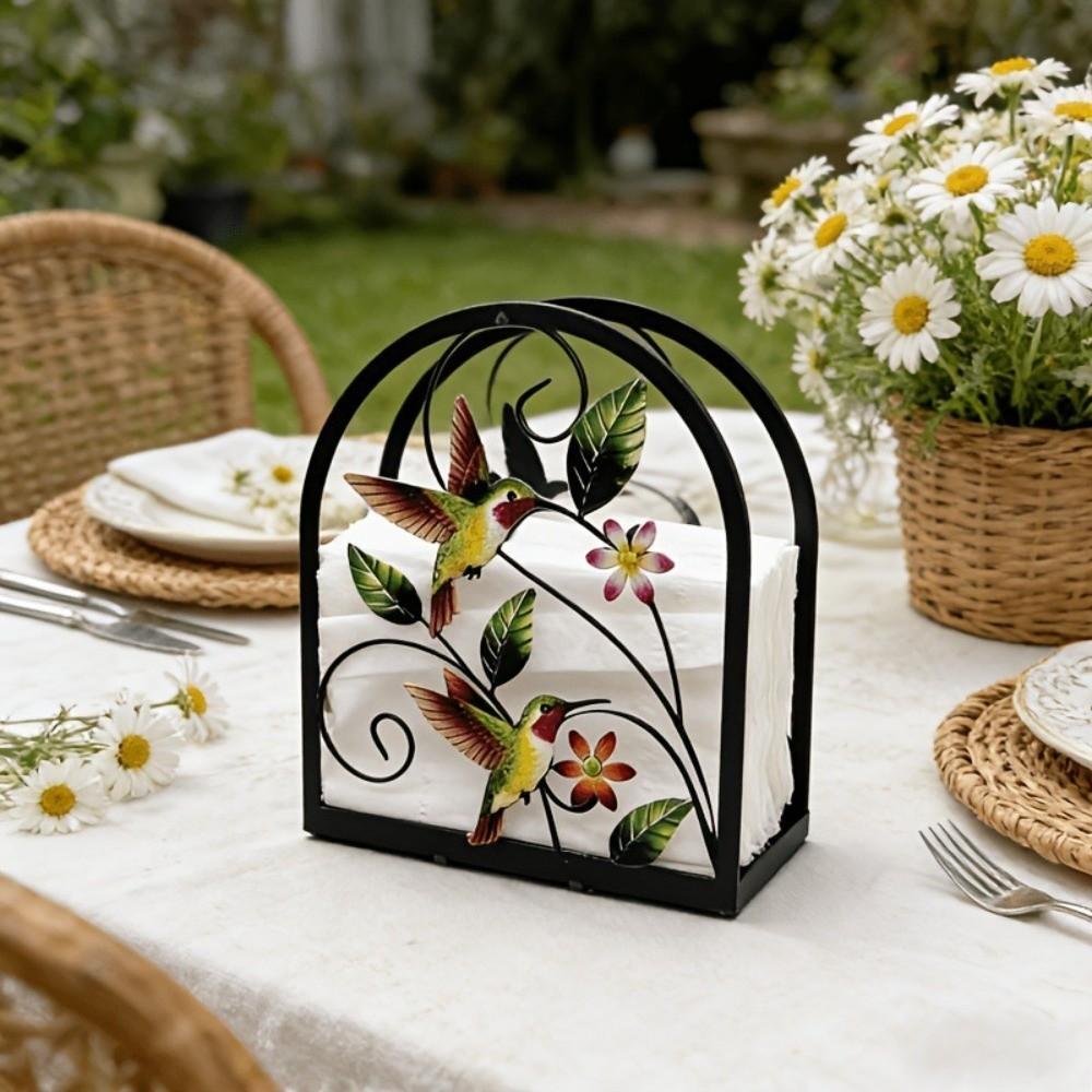 Waterproof Paper Towel Shelf Sturdy Napkin Box Creative Tissue Dispenser Countertops