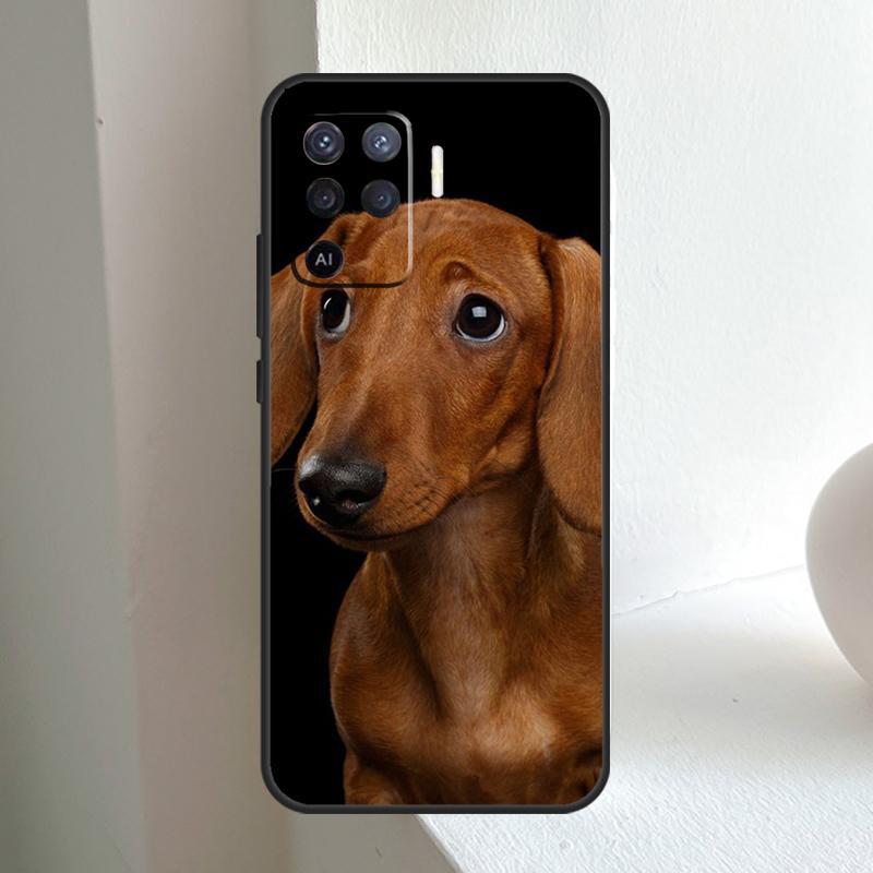 Dachshund Dog For OPPO A80 A60 A40 A5 A6 Pro A15 A17 A57 A16 A76 A96 A18 A38 A58 A78 A98 A54 A74 A94 Case