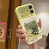 Чехол Apple для iPhone 17 Pro Max, 16-14, с полным покрытием и точными вырезами, дизайн «Кошка и собака в газетную полоску»
