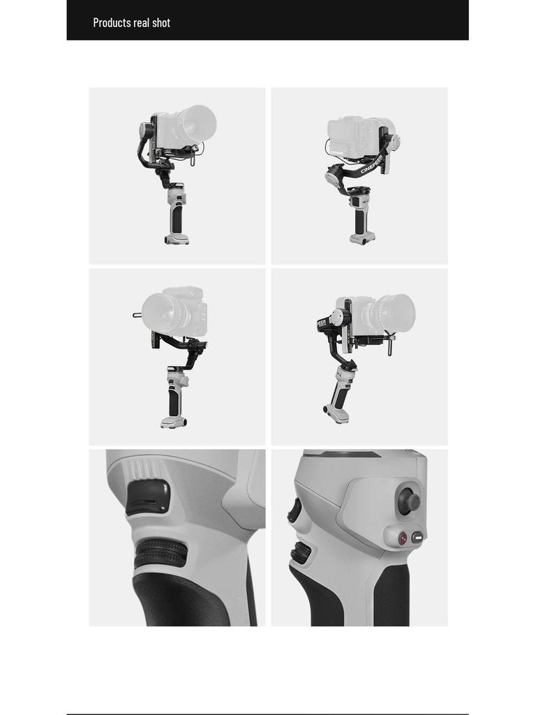 Ручной стедикам Zhiyun Crane 4E: Трехосевой стабилизатор для профессиональной съемки без дрожания