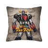 Custom Nordic UFO Robot Goldorak Grendizer Cushion Cover Polyester Actarus Goldrake Mecha Anime Pillow Case Home Decor