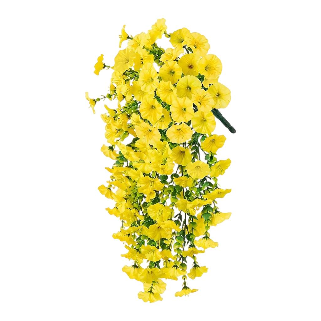 Artificial Hanging Flowers Vine Lifelike Silk Flowers For Outdoor Garden Patio Wall Decorations Realistic Faux Flowers Garland