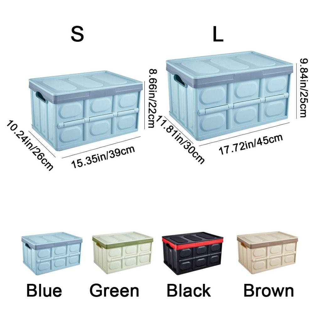 Large Capacity Car Trunk Storage Boxes Plastic Open Storage Box Practical Car Storage Boxes Office