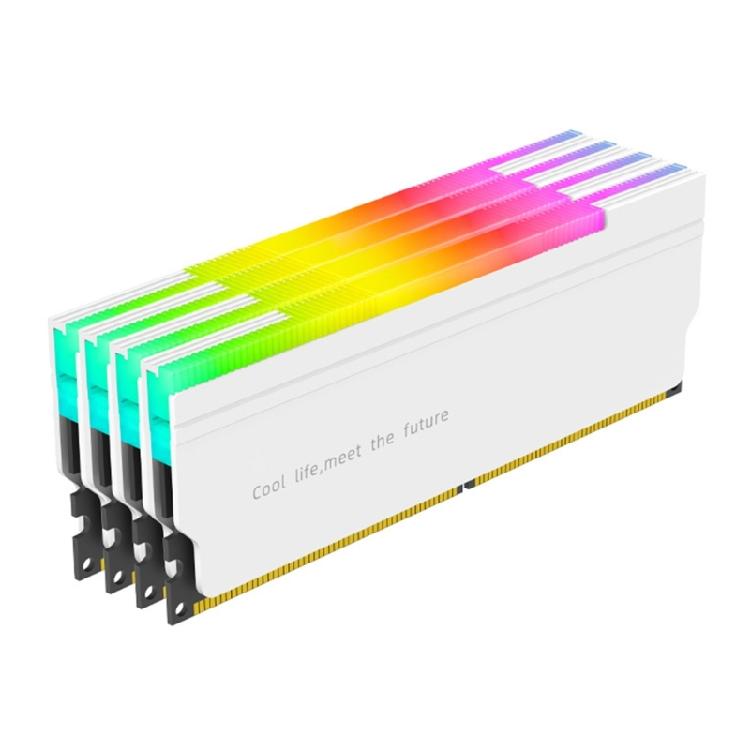 Высокоэффективный радиатор для оперативной памяти DDR4, вентилятор 2500 об/мин, регулируемая ARGB-подсветка, низкопрофильный дизайн, компонент для настольного компьютера