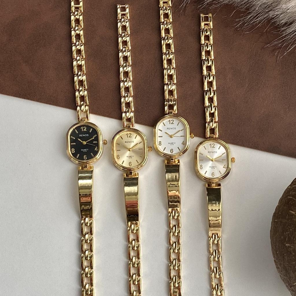 Women Watches Oval Ladies Steel Band Quartz Watch Gold Wrist Watches for Women Reloj Mujer Relogio Feminino Girls Clock Gift