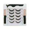 1 Set Magnetic Eyelashes with Eyeliner Tweezer Natural Looking Magnetic Fake Lashes with Applicator Tool Women Girls Eye Makeup Tools