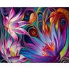 Rhinestone Painting Crystal Abstract Lotus Home Decor DIY Diamond Painting 5D Cross Stitch