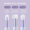 Oral Cleaner Silicone Baby Tongue Cleaner Infant Mouth Cleaner Newborn Toothbrushes Tooth Scrubber