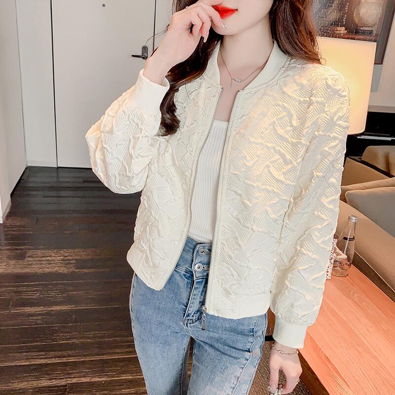 ZOSOUL Textured Tweed-Style Jacket