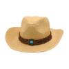 Премиальная ковбойская шляпа Прерии Солнцезащитная шляпа для путешествий и пляжа Соломенная шляпа Знаменитая соломенная шляпа