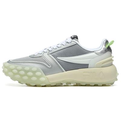 Gara Fabric Кожа ТПУ Спортивная Повседневная Низкие Кроссовки Женские кроссовки Серебристо-Серые F12W213111FSW