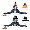 Новая плюшевая игрушка Gorilla Tag Monke, мягкая кукла с шляпой, высотой 25 см