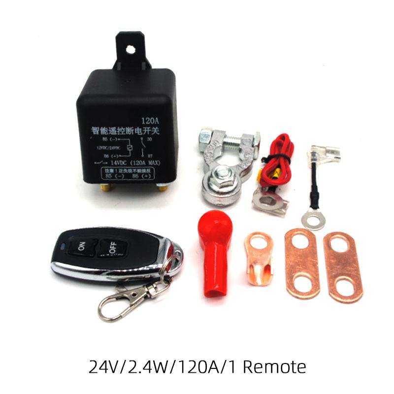 Universal Battery Switch Relay 12V 24V 120A 200A 250A Wireless Remote Control Disconnect Cut Off Isolator Master Switches